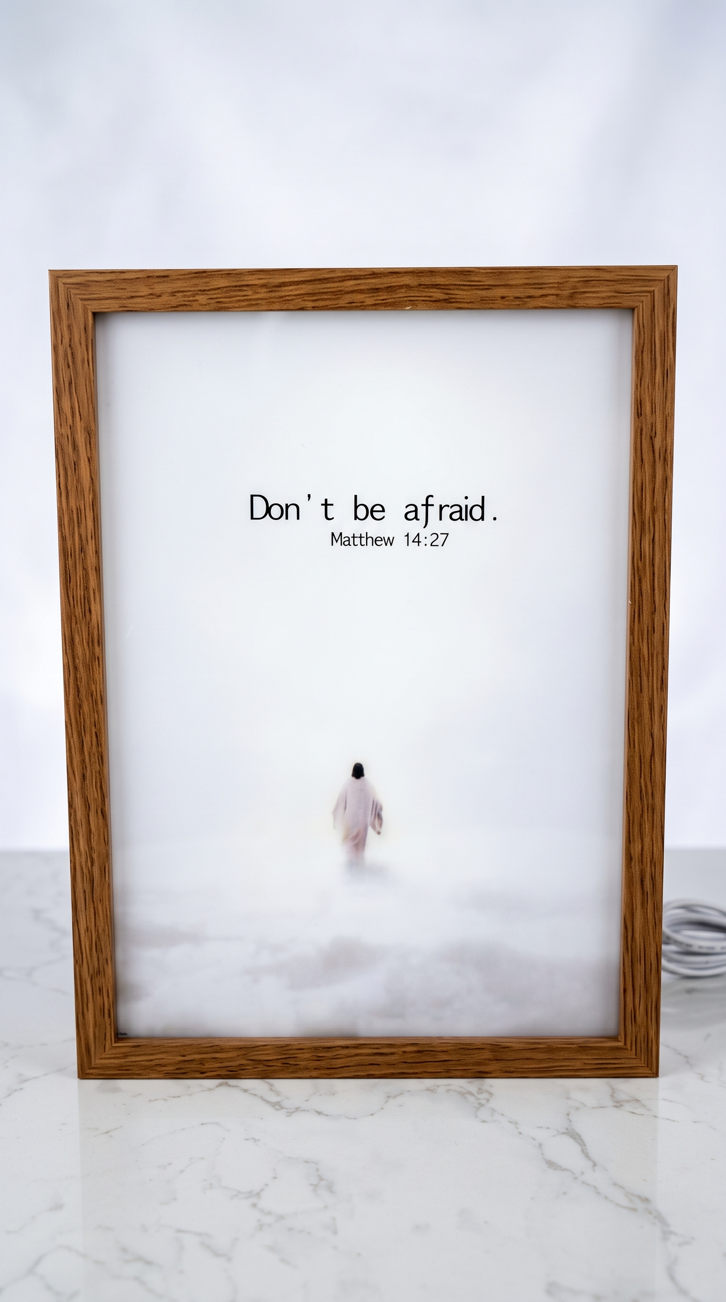 Matthew 14:27 LED Frame