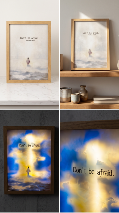 Matthew 14:27 LED Frame