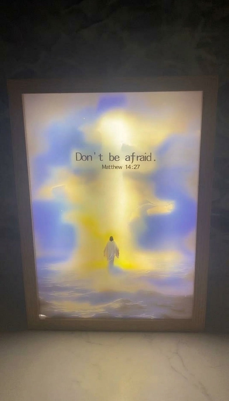 Matthew 14:27 LED Frame