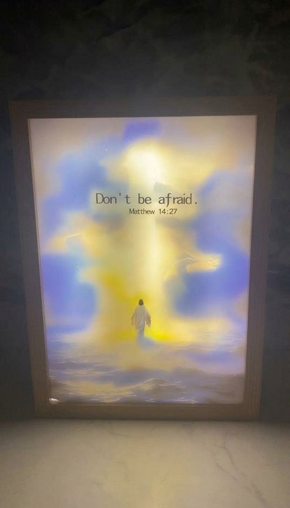Matthew 14:27 LED Frame